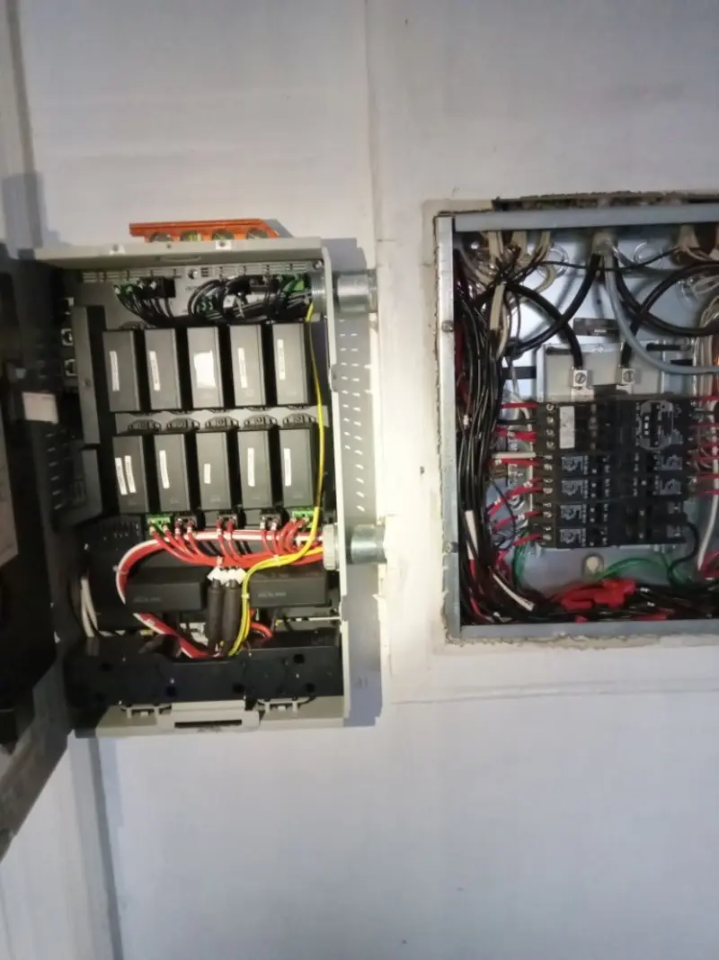 Electrical panel upgrade completed for Ring Doorbell Installation in Union